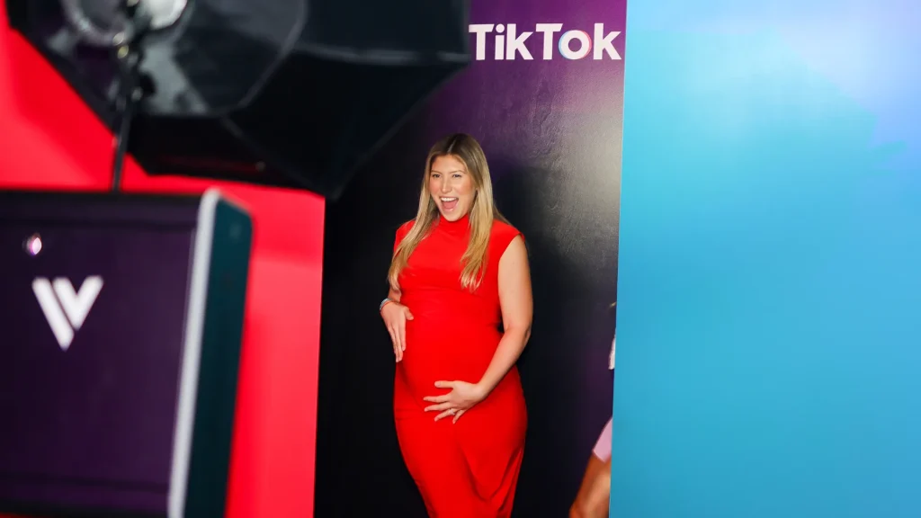 Guests enjoying a social media brand activation event in Toronto with photo and 360 video booths by Ineffable Views