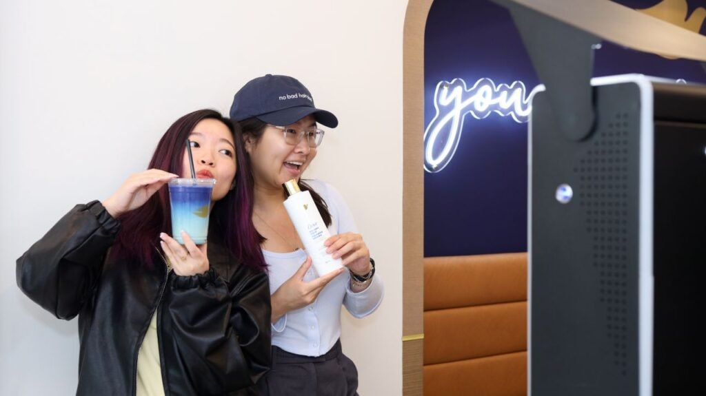 Branded social photo booth activation at a Toronto event by Ineffable Views featuring immersive experiential marketing installation in Toronto engaging event attendees.